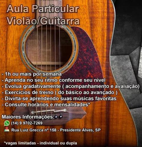 Aulas Particulares De Violão/guitarra
