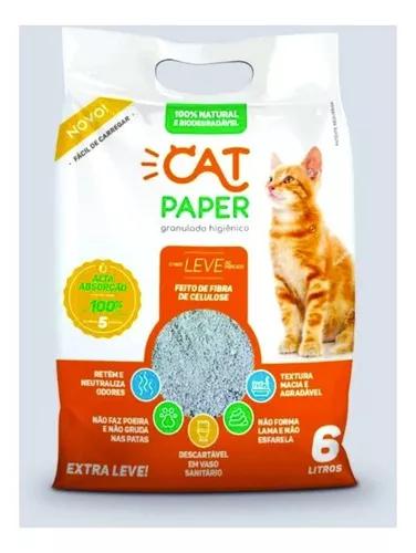Granulado Higienico Cat Paper 1,5kg 6 Litros