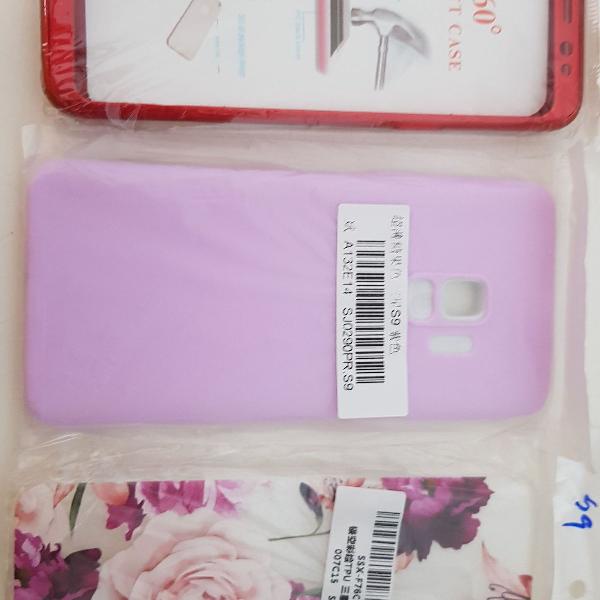 Kit 3 capas case Samsung s9