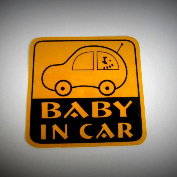 adesivo para carros "baby in car" - novo