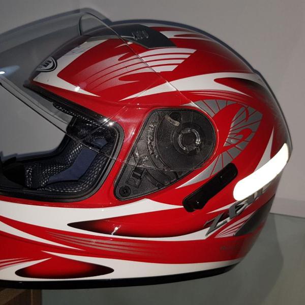 capacete zeus nº 56 - vermelho