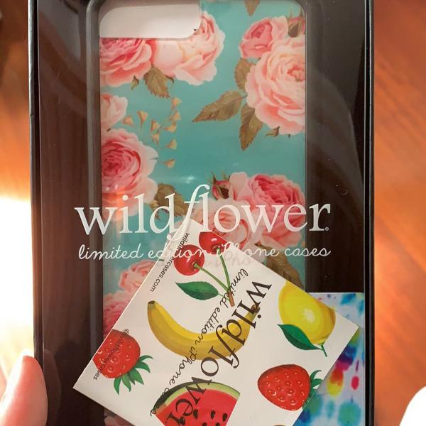 capinha iphone 6/7/8 plus wildflower floral