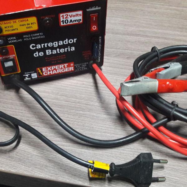 carregador de bateria 12v para motos e carro - carrega 10