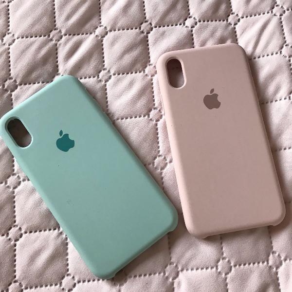 duas cases iphone xs/x apple