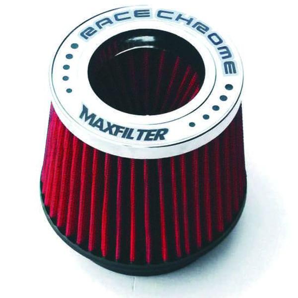 filtro esportivo duplo fluxo race chrome 15cm