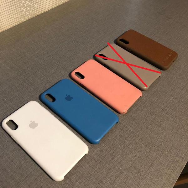kit 4 cases - iphone x - originais