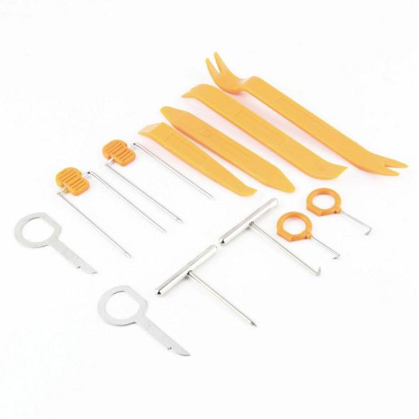 kit com 12 espátulas desmontar painéis rádio etc