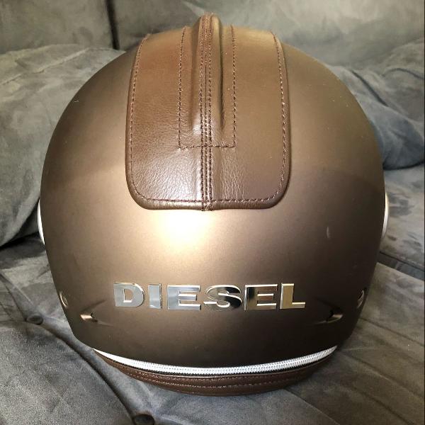 raridade capacete seminovo dourado agv diesel original