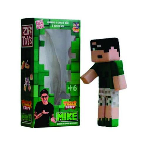 Boneco Tazercraft Mike 35 cm - Zr Toys