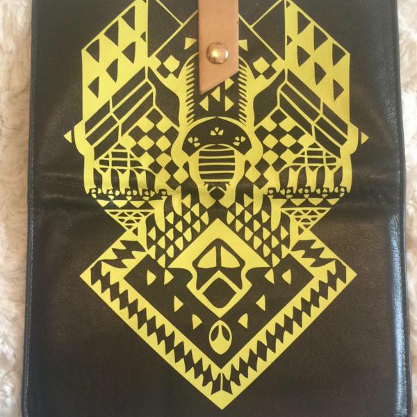 Capa super descolada de couro para iPad / tablet