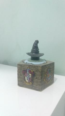 Chapéu seletor miniatura Harry Potter item de colecionador