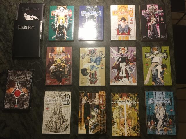 Coleção completíssima mangás Death Note  e