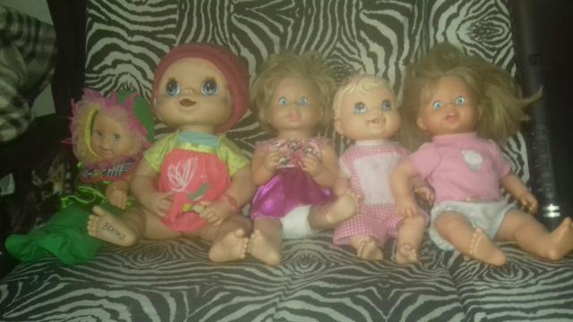 Coleção de bonecas mattel baby alive little momy tudo