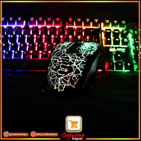 Kit Teclado Gamer Led + Mouse 