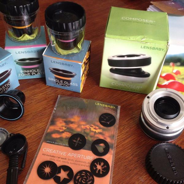 Kit completo lensbaby! Photoshop na lente!
