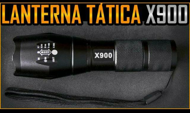 Lanterna Tática Militar X900 Potente, Recarregável Nova na