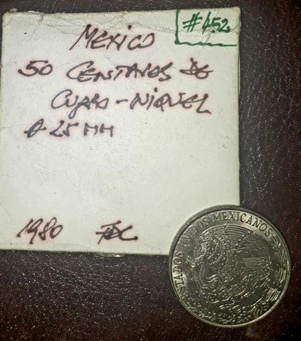 Moeda 50 centavos  México FDC
