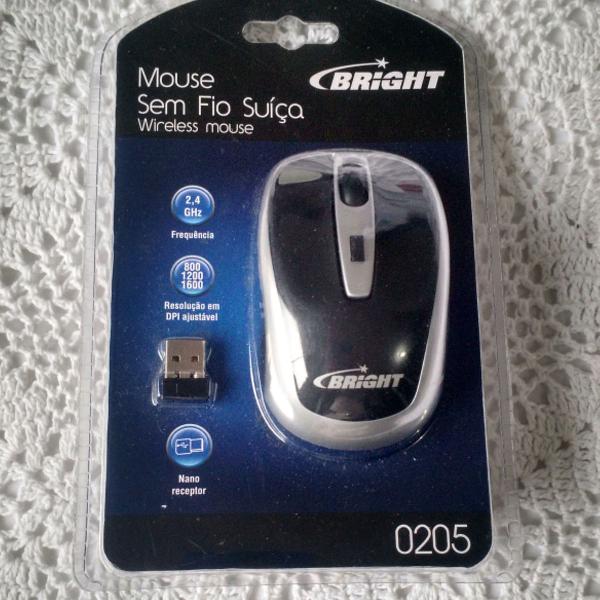 Mouse Sem Fio Suiça Wireless Mouse Ultra Moderno