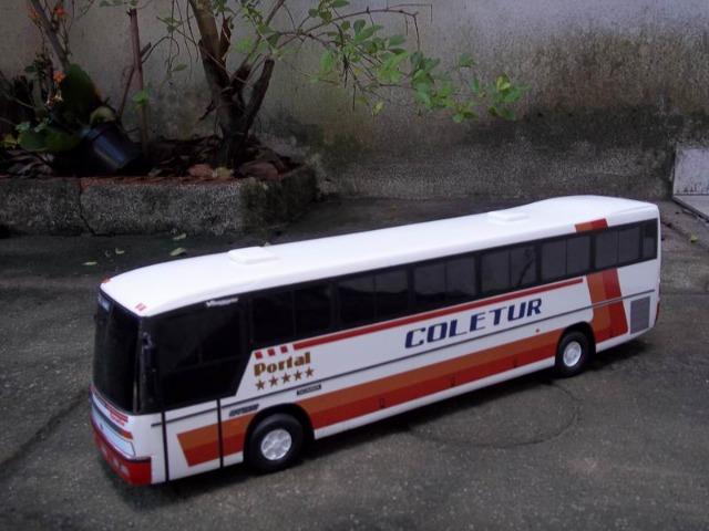 Raridade miniatura do ônibus Coletur de Itajaí - SC