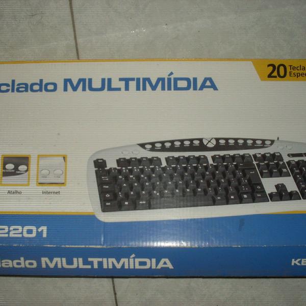 Teclado Multimídia KB 2201