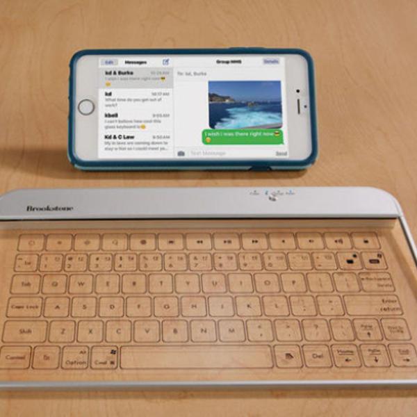Teclado Transparente Wireless Bluetooth