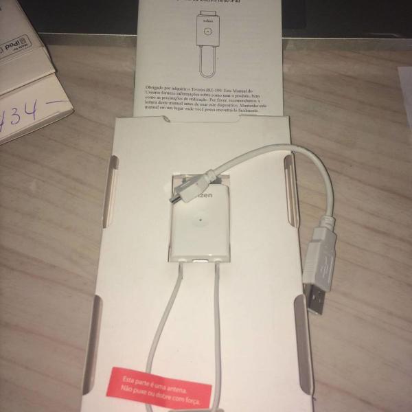 antena digital portátil tivizen sbtvd iphone 4/4s ou ipad