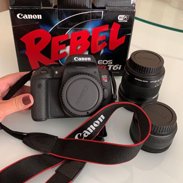 camera canon rebel t6i