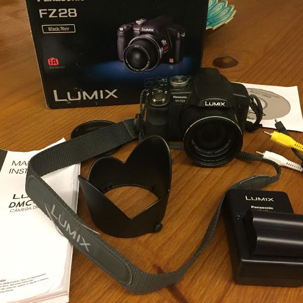 câmera fotográfica digital panasonic lumix fz28