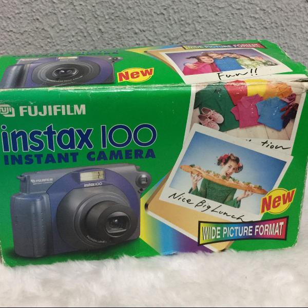 câmera vintage instax 100