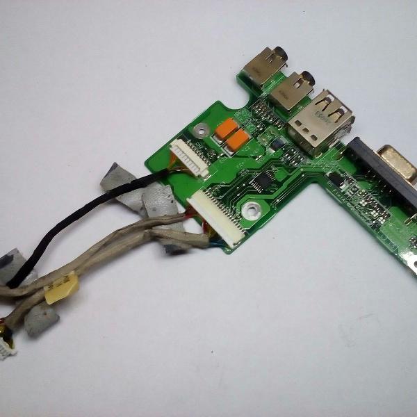 conector usb áudio vga s-vídeo para notebook hp dv4000