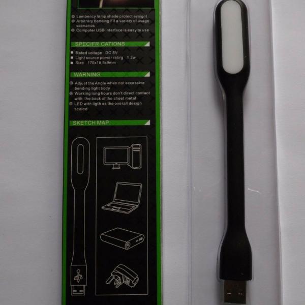 lanterna flexível portátil usb