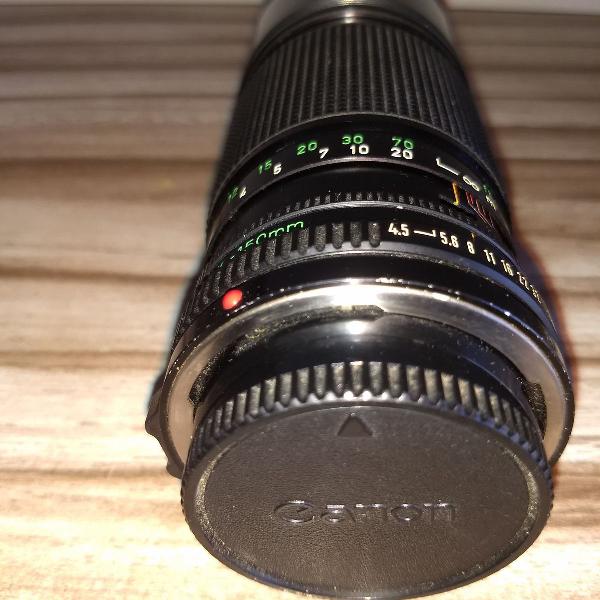 lente canon japonesa tele objetiva 70-150mm