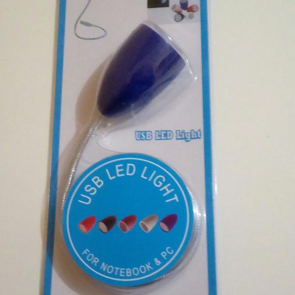 luminária de led usb