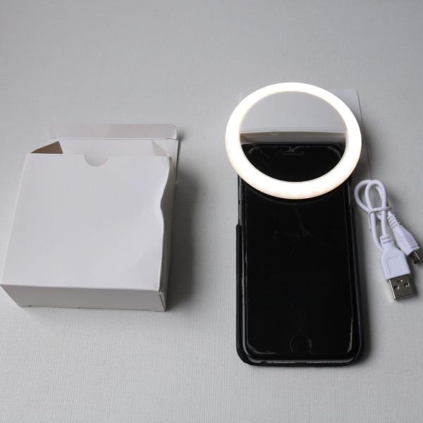 luz de selfie ring light anel led flash celular tablet