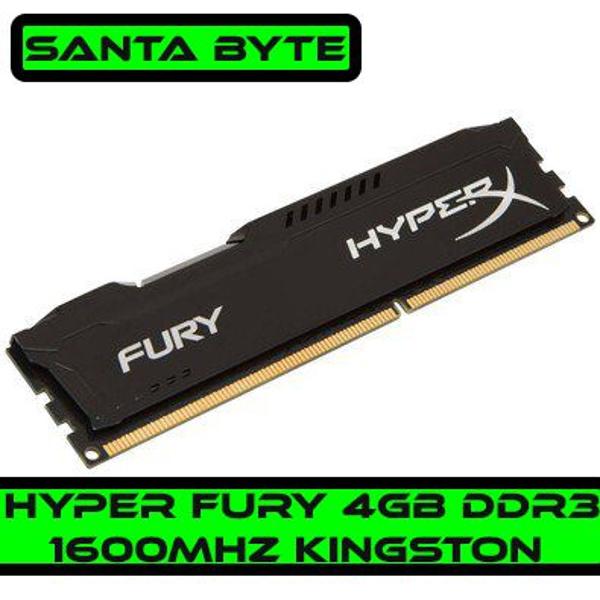 memória ddr3 kingston hyperx fury hx316c10fb/4 4gb 1600mhz