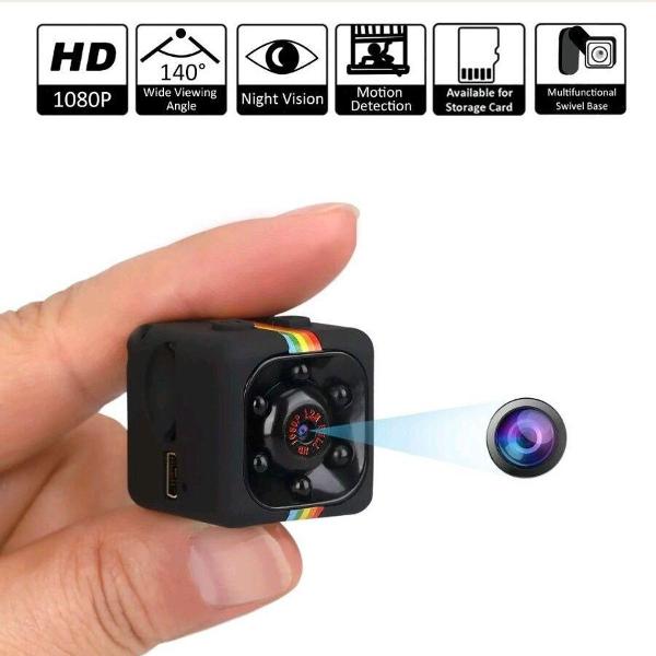 mini micro câmera filmadora espiã noturna sq11 full hd
