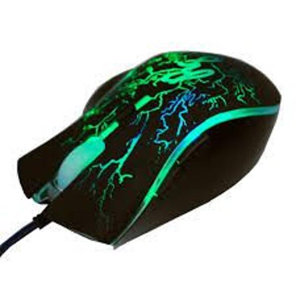 mouse gamer 6d laranja verde