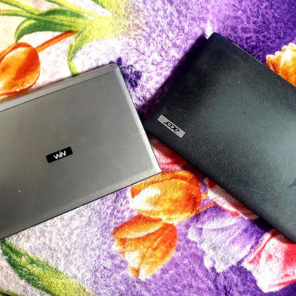notebook 2 para retirar peças não fuciona marca acer e win