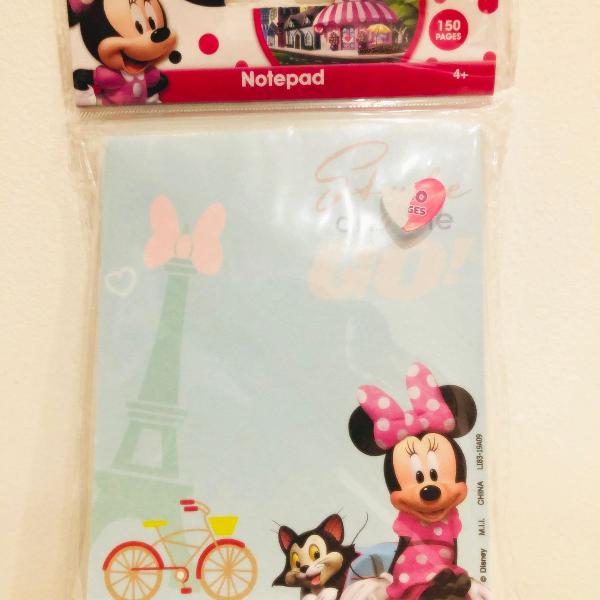 notepad da minnie mouse - paris