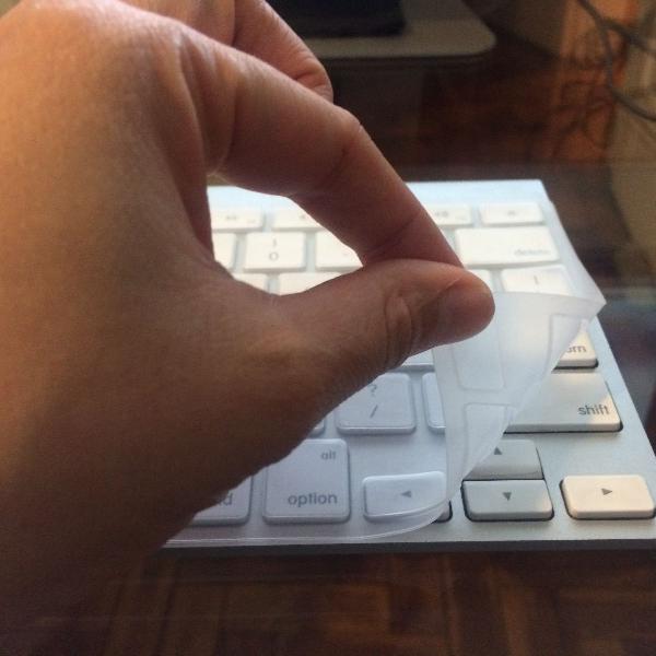 película capa protetora de teclado imac