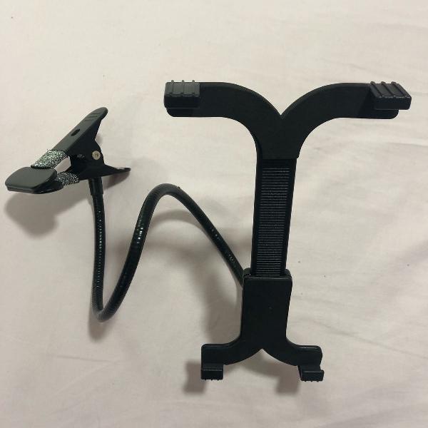 suporte para tablet com clip