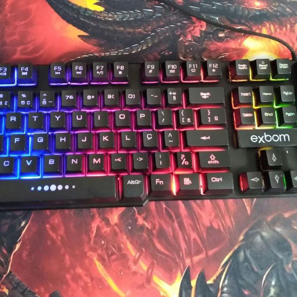 teclado gamer led