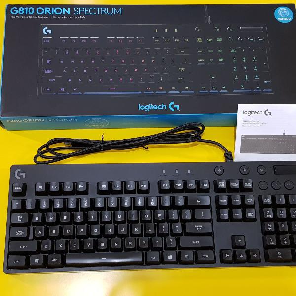 teclado mecânico g810 orion spectrum