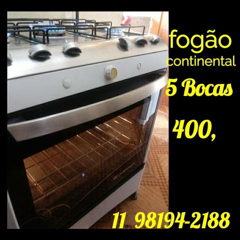 Fogão 5 bocas continental