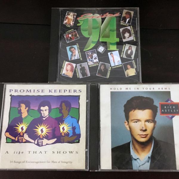 3 cds de música
