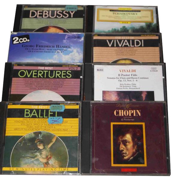 CD´s diversos de música clássica