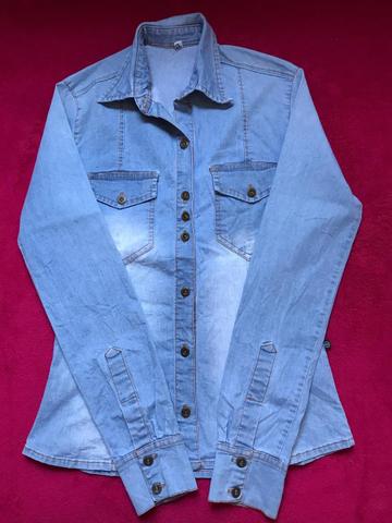 Camisa Jeans Feminina P