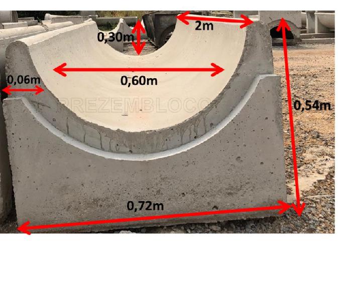 Cocho para ração confinamento