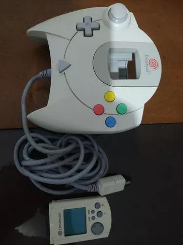 Controle Dreamcast Com Vmu Funcionando