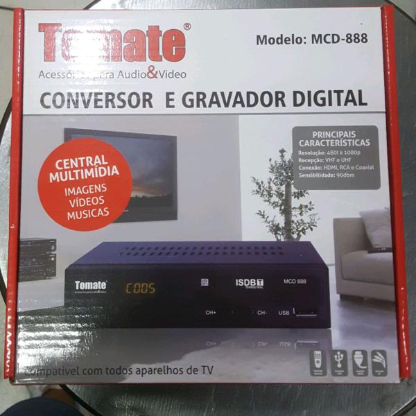 Conversor Digital e Gravador Tomate Mcd-999